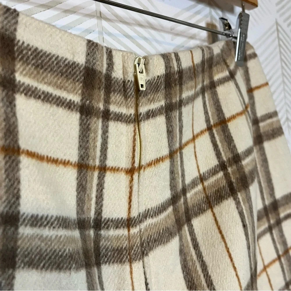 🔆 Plaid Button-Front skort - Size Medium